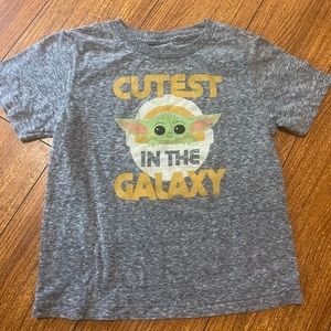 Star Wars The Child Yoda Grey Toddler Tee 3T